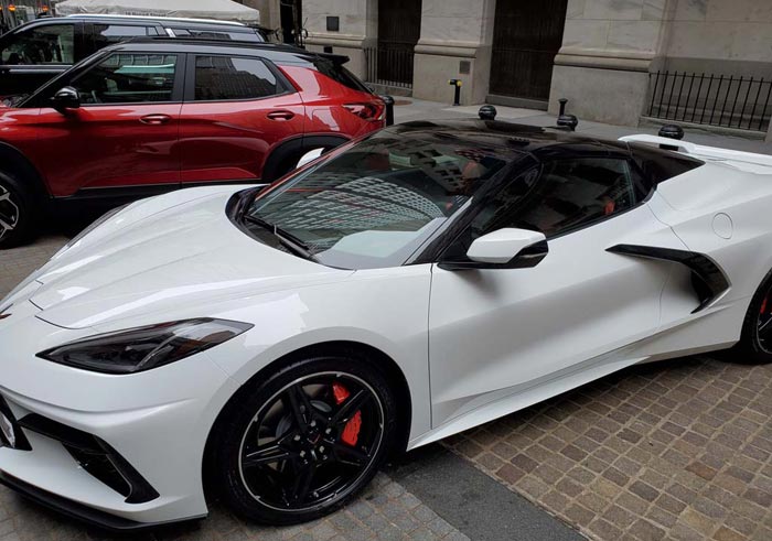 [PICS] 2020 Corvette Stingray Convertible On Display in Front of New York Stock Exchange