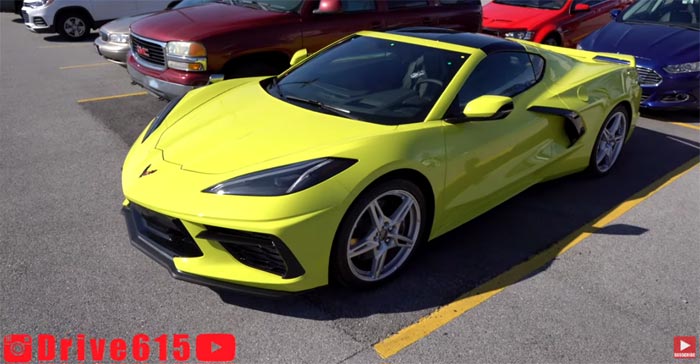 [VIDEO] Walkaround and Highway Driving Scenes of a Accelerate Yellow 2020 Corvette Stingray