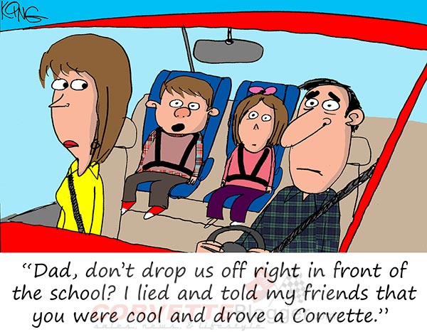 Saturday Morning Corvette Comic: No Class