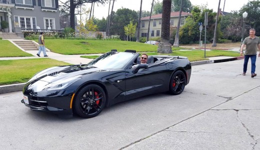 [PIC] 90210 and Sharknado Star Ian Ziering is Back Behind the Wheel of a Black Corvette Stingray