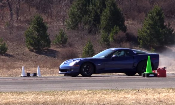 [VIDEO] 1,000 HP Corvette Z06 Catches Fire after 180 MPH Half Mile Run