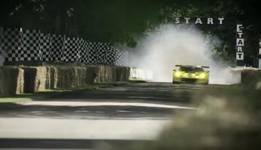 [VIDEO] Oliver Gavin's Massive Corvette C7.R Burnout at the Goodwood Festival of Speed