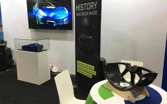 Genovation's Electric Corvette to Ride on Carbon Fiber Wheels