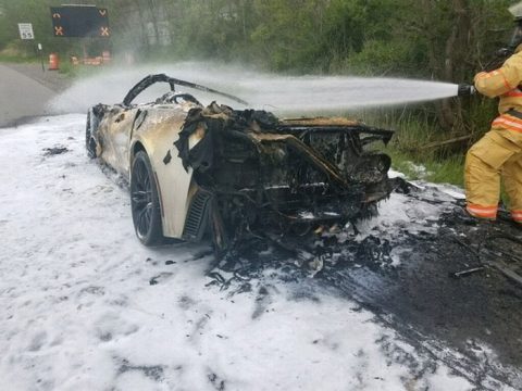 [ACCIDENT] NY Man Shares Story of When His Corvette Z06 Caught Fire