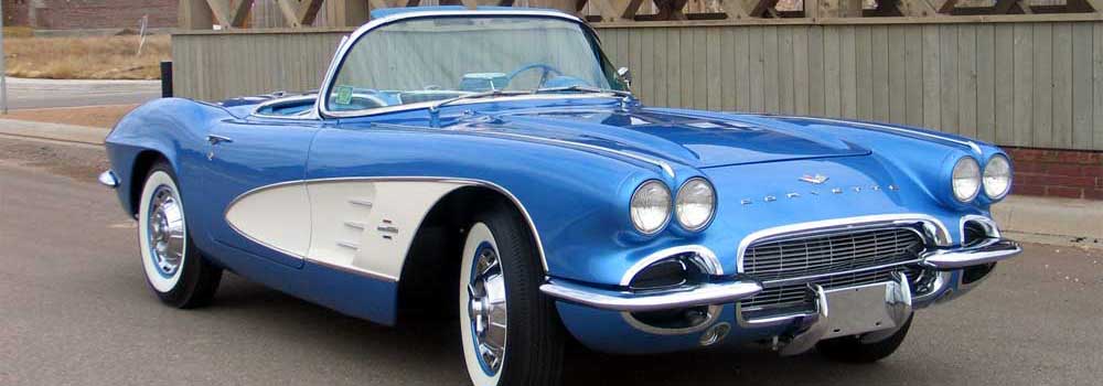 1961 Jewel Blue Corvette Roadster