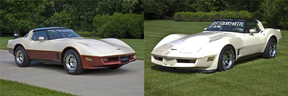 St.Louis/Bowling Green Factory 1981 Corvettes Bookends