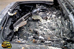 C6 Corvette Char-Grilled in the Ukraine
