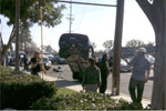 Corvette Lands on Pole Wire After Collision