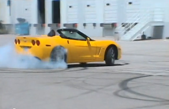 Man Teaches Daughter How To Do Donuts In A Corvette ZHZ