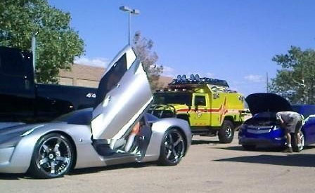 Lambo Doors on the Corvette Stingray Concept!