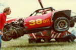 The wreck at Road Atlanta in 1982