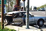 Long Beach Street Race Leads to Corvette Crash