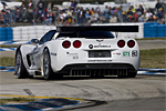 The 2007 Artic White C6.R Corvette