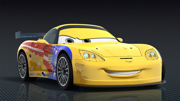 Cars 2 will feature Jeff Gordon and a Corvette C6.R as Jeff Gorvette