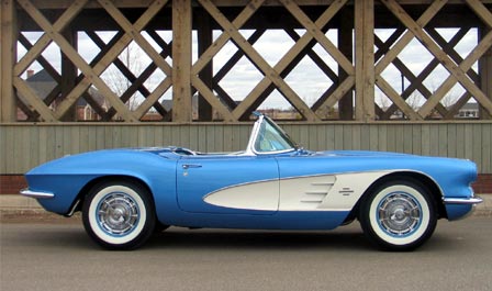 1961 Jewel Blue Corvette