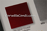 Corvette Exterior 89U Crystal Red Metallic