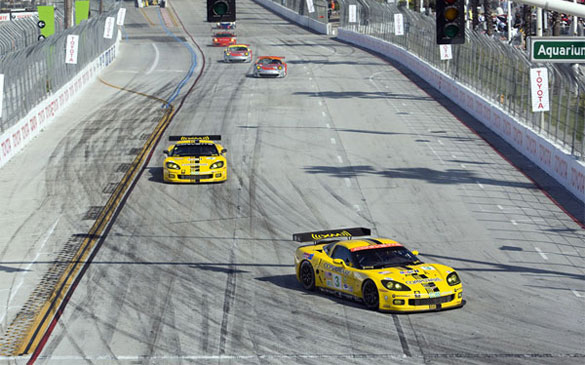 2008 Corvette C6.Rs on the Streets of Long Beach