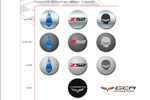 Genuine Corvette Accessories to Offer New Center Caps for 2012