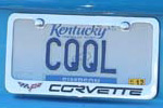 Corvette Vanity License Plates from the NCM's C5/C6 Bash