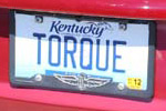Corvette Vanity License Plates from the NCM's C5/C6 Bash