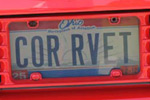 Corvette Vanity License Plates from the NCM's C5/C6 Bash