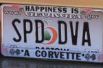 Corvette Vanity License Plates from the NCM's C5/C6 Bash