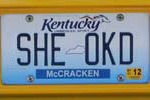 Corvette Vanity License Plates from the NCM's C5/C6 Bash