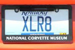 Corvette Vanity License Plates from the NCM's C5/C6 Bash