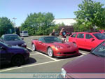 The Corvette ZR1 at a German McDonalds