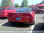The Corvette ZR1 at a German McDonalds