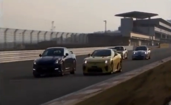 [VIDEO] Japan's Better Motoring Pits LFA vs. GT-R, ZR1, 911 GT2 RS and F430 GT3