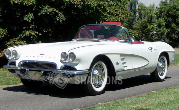 Alice Cooper's 1961 Corvette and Matching Fender Guitar at Auction