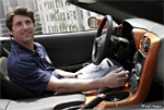 Patrick Dempsey with the Indy 500 Corvette Pace Car