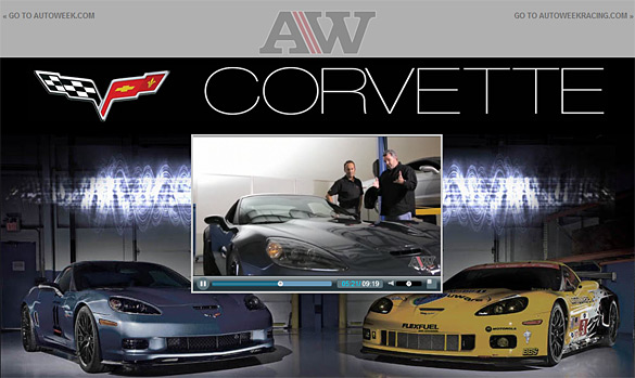 Autoweek Video Highlights Racing DNA in the 2011 Corvette Z06 Carbon Edition