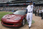 Chevy Awards Detroit Pitcher New Corvette Grand Sport for Near Perfect Game