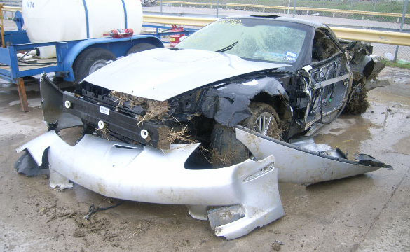 This Won't Buff Out: 2010 Corvette ZR1 Flood Car