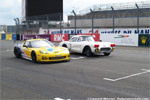 Corvette C6.R photo shoot with the 1960 # 3 Briggs Cunningham Corvette