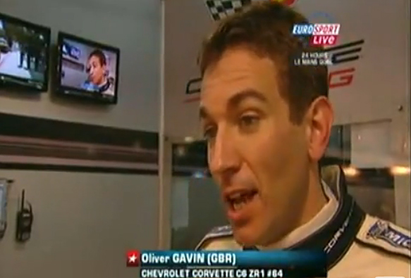 Corvette Racing's Oliver Gavin Interview During Qualifying Session