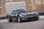 The 2009 Corvette Z06 in Cyber Gray Metallic