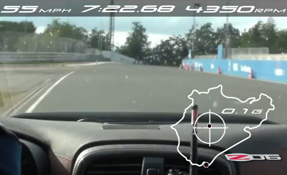 [VIDEO] Corvette Z06 Laps Nurburgring in 7:22.68