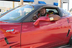 Mr. T in Bondurant's 2010 Corvette ZR1