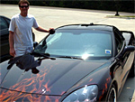 Dale Jr with his 2005 Corvette