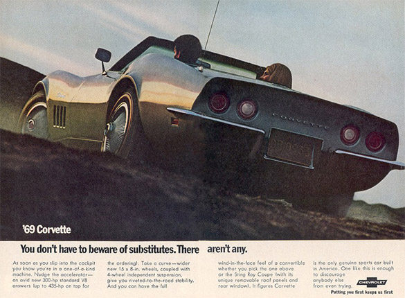 Corvette Ad Watch: 1969 Corvette Magazine Ad