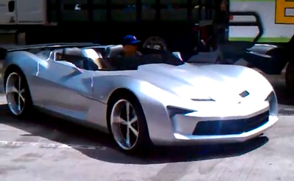 Transformers 3 Corvette Stingray Concept Speedster Spied During Chicago Filming