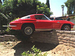 1963 Split Window Corvette Lands on Wall