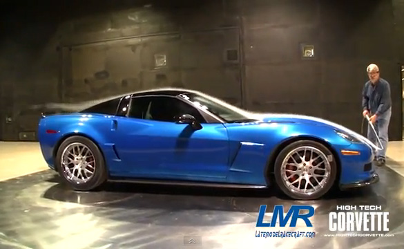 [VIDEO] LMR Tests Their Texas Mile Twin Turbo Corvette in GM's Wind Tunnel