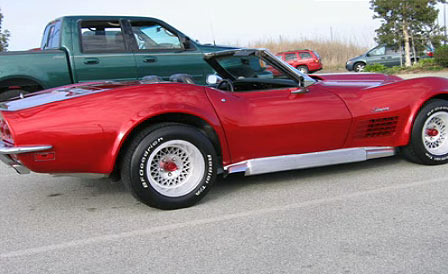 Stolen 1970 Red Corvette VIN 194670S401895