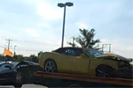 State Trooper Crashes Into a Corvette Parked at a Maryland Chevy Dealership