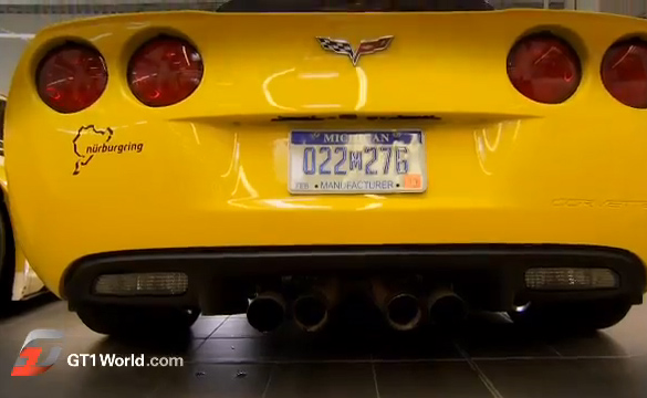 Corvette Grand Sport Does a Hot Lap of the 'Ring