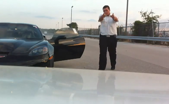 [VIDEO] Auction Employee Gets Busted After Hooning Corvette ZR1